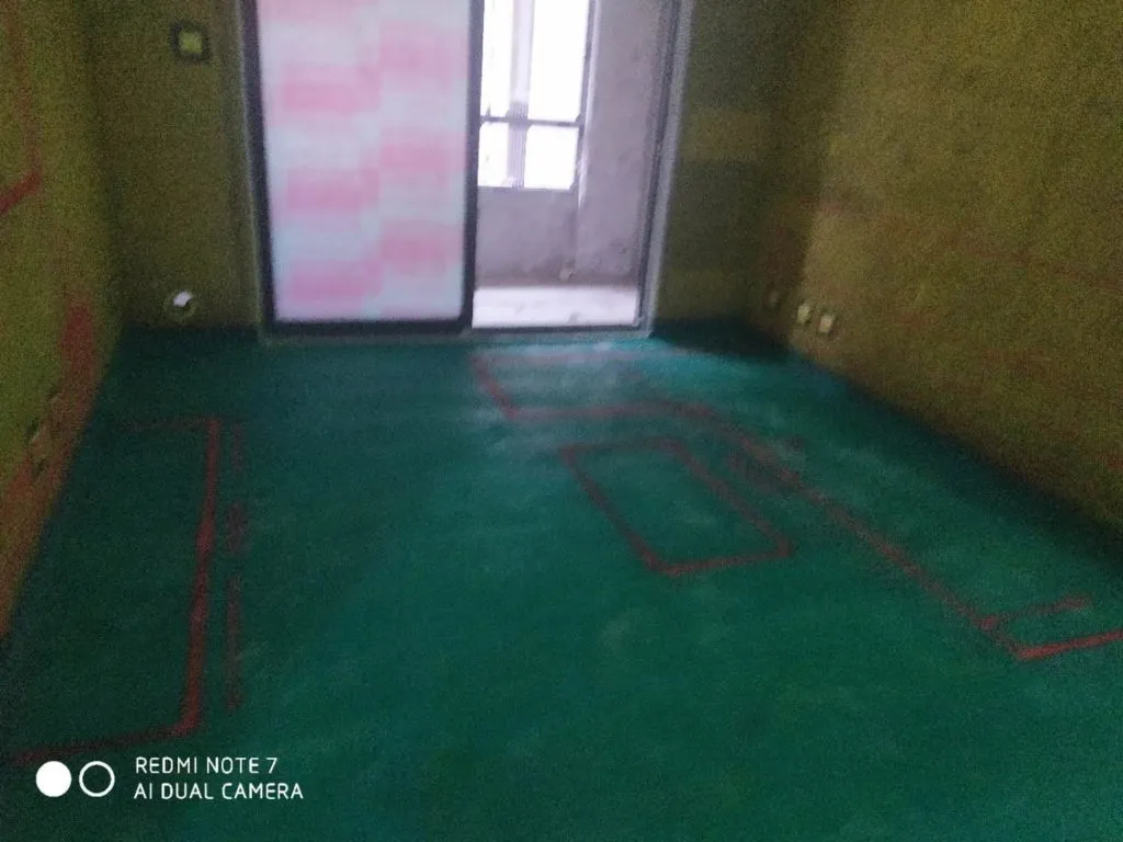 翡翠蓝湾16-1401黄墙绿地/全景放样/成品保护